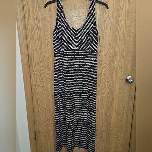 Liz Claiborne Striprf Maxi Dress